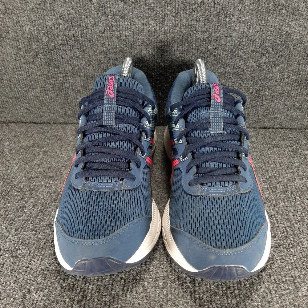 Asics Gel Contend 6 Blue Running Shoes Lace Up Low Top Women's Size 10 1012A570
